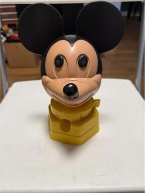 Vintage 1968 Hasbro Plastic Mickey Mouse Gumball Machine, Disney